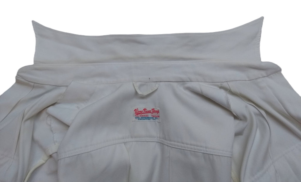 Vintage Bush Jacket Man's British Naval RN Ofc Dress Wong Kwee Yong