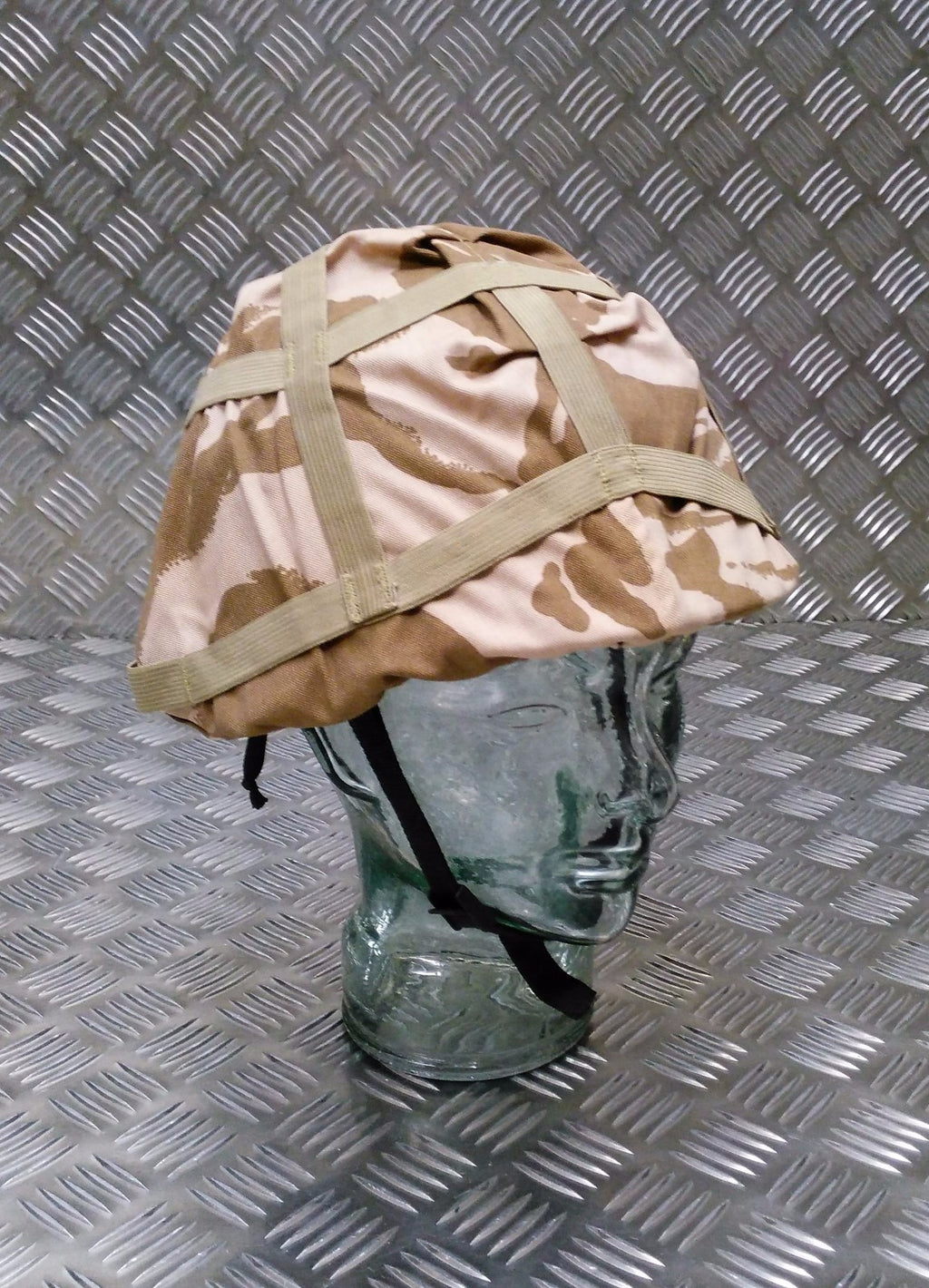 Training Helmet Style Army Green With a MTP DPM or Desert Camo Cover