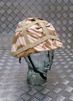 Training Helmet Style Army Green With a MTP DPM or Desert Camo Cover