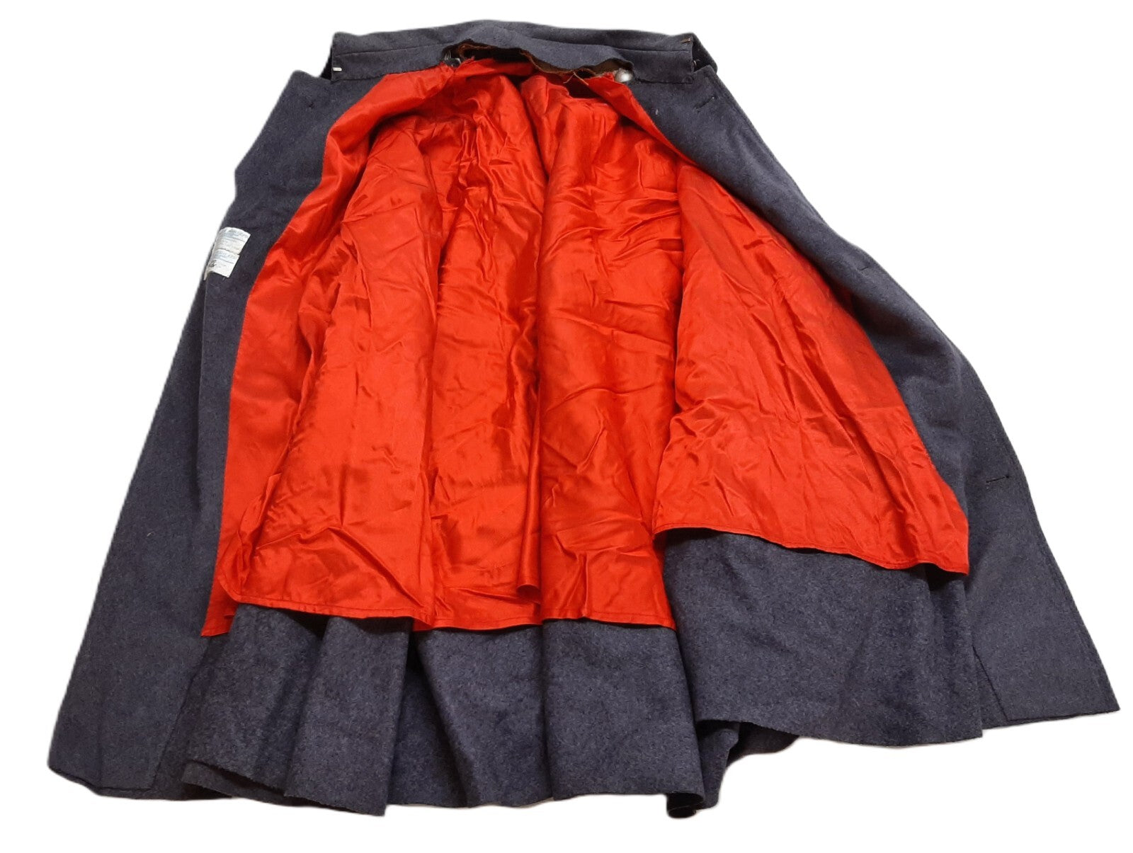 Vintage Officers Cape Red Lined British Army Old Pattern Foot Guards No Buttons