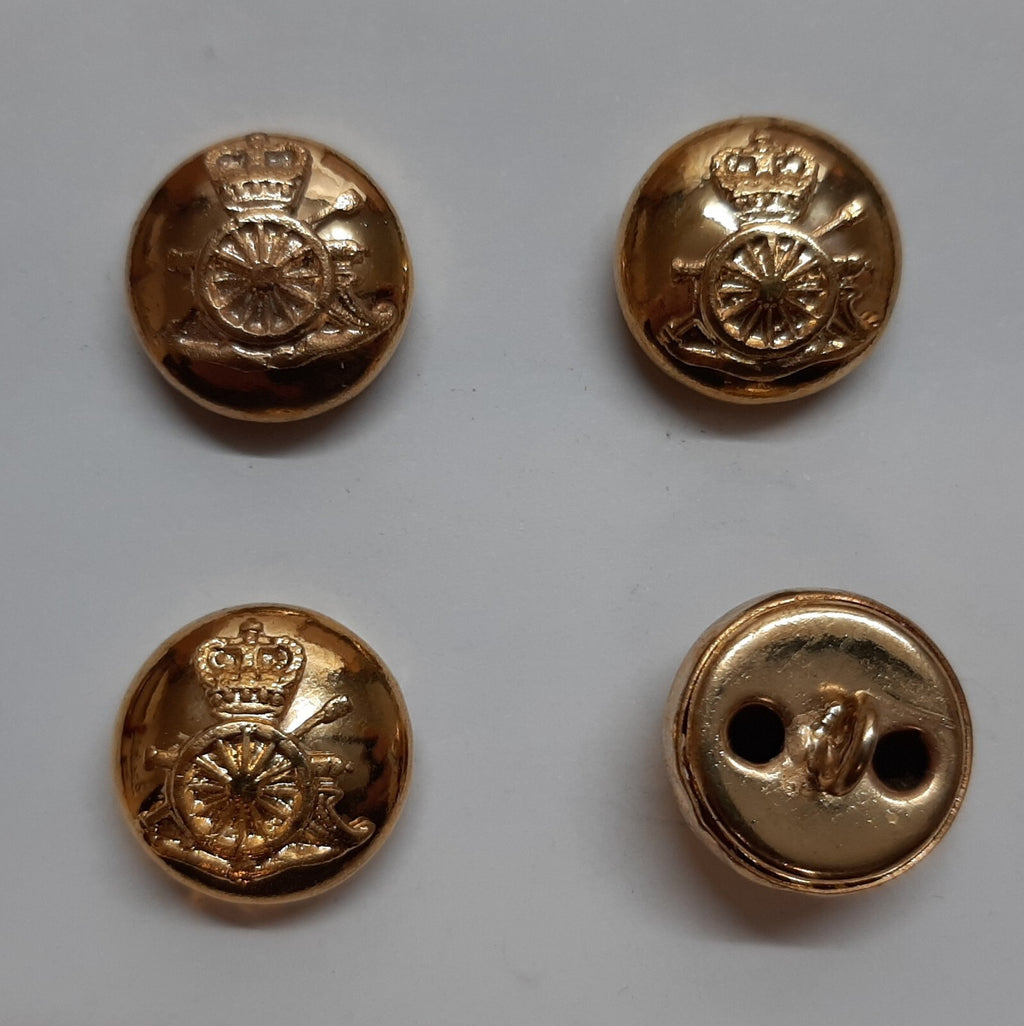 Royal Artillery Regimental Mounted Dress Button Set X8 British Army Insignia