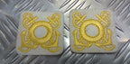 Genuine Naval Embroidered Cross Anchors And Lifebuoy Sew On Patches X 2 Nautical