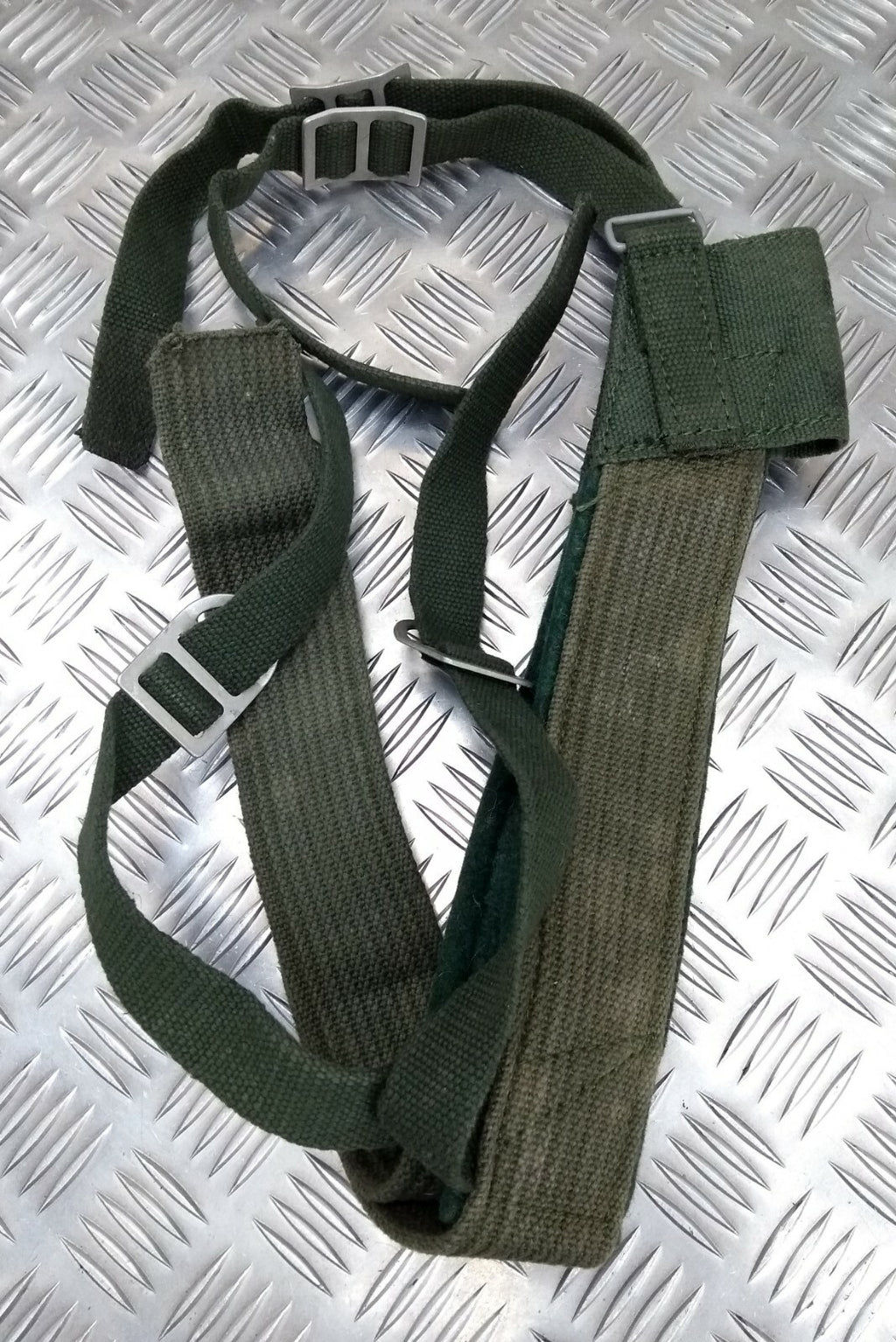 Vintage Green Web Yoke / Suspender / Brace Harness HDRG1