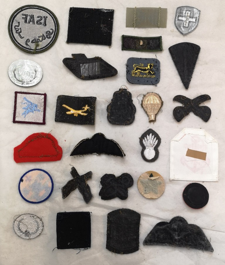 Various TRF, Qualification, Trade, Army, Navy & RAF Royal Air Force Air Force Patches set of 27