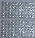 Buttons 100 Vintage 4 Hole for Dress Shirts Pearlesque Mint Blue Tint 10.6mm NOS