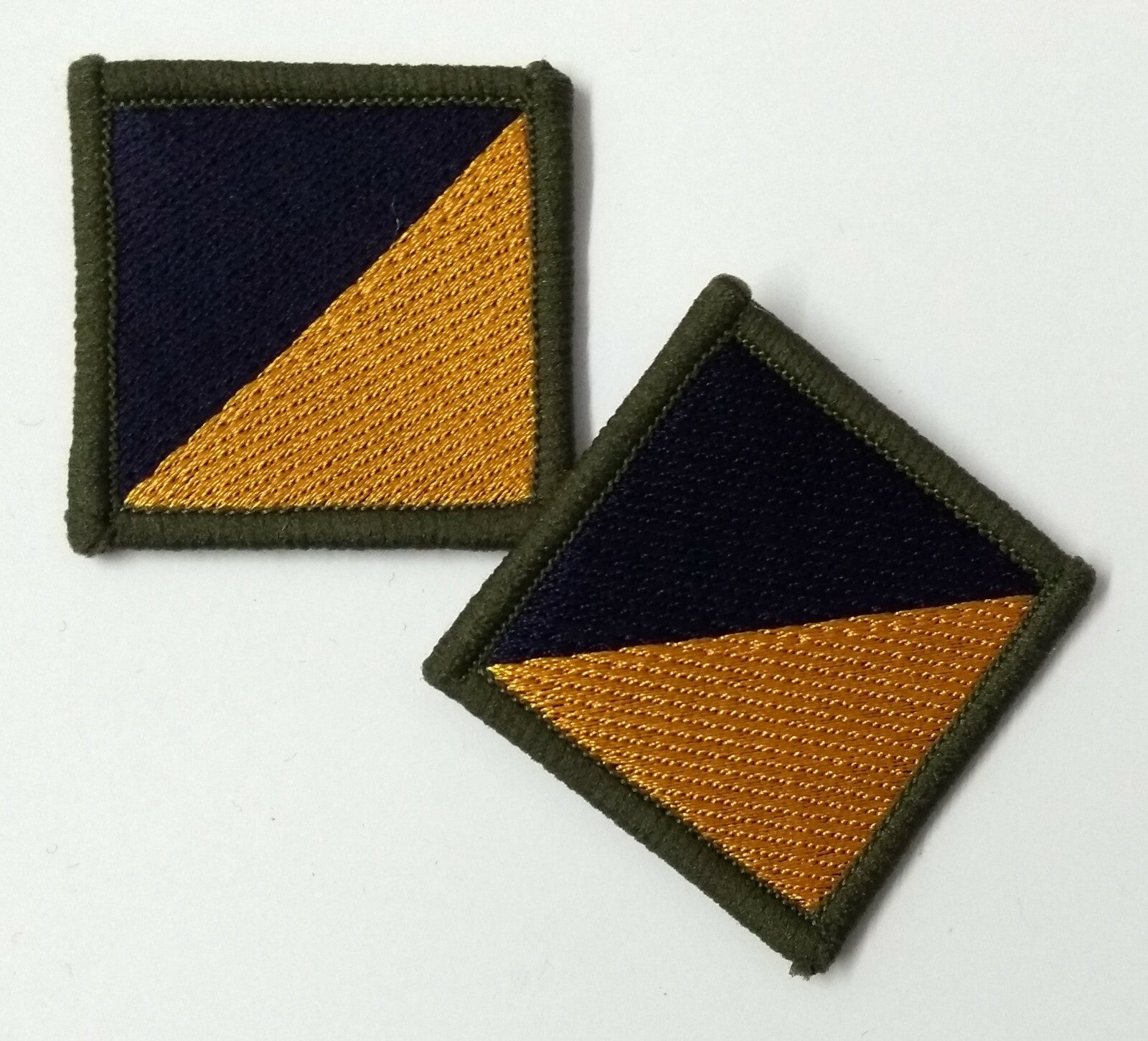 Genuine British Army Issue Royal Logistic Corps (RLC) TRF OD Patch X2 - ASPS334