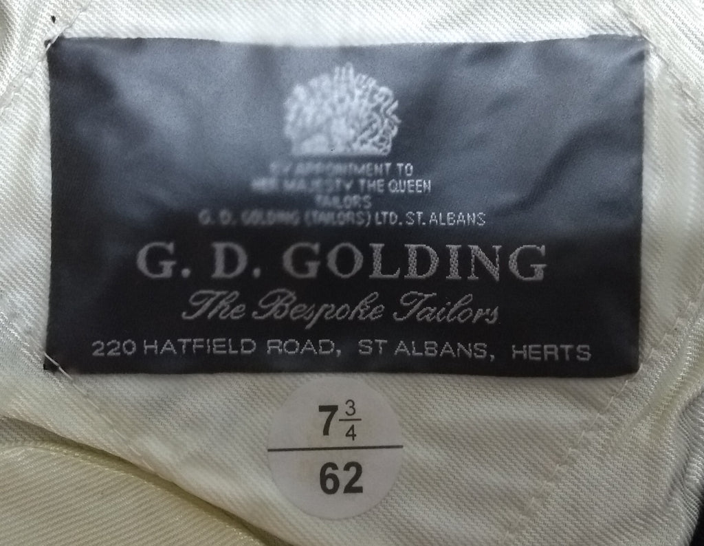 AAC Blue Beret Goldings Army Pattern Wool / Silky Lining & Petersham Trim 62cm