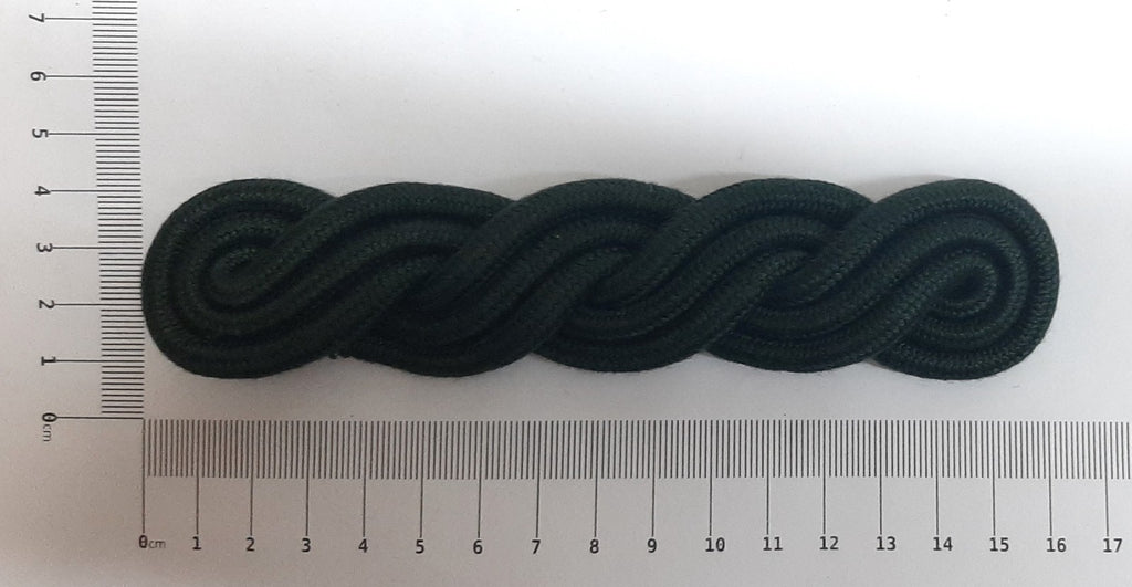 WO Shoulder Cords 3 Ply British Royal Irish / Rifle Green Army Dress Cord
