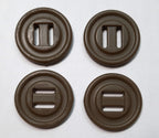 Two Slot Buttons British Desert / MTP / Coyote Combat x 4