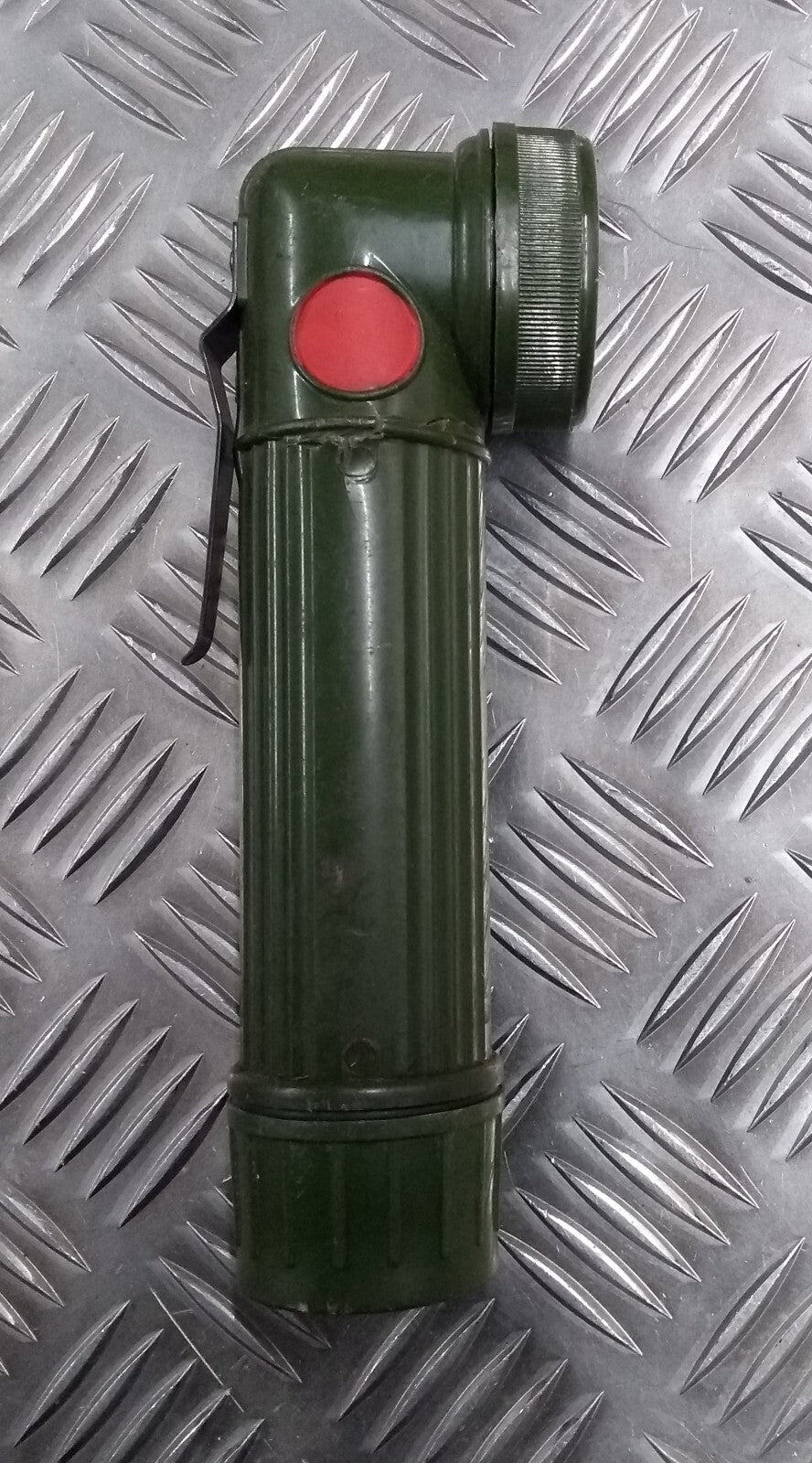 Movie Prop Torch EX British Army Old Pattern Angled Soldiers Combat Flashlight