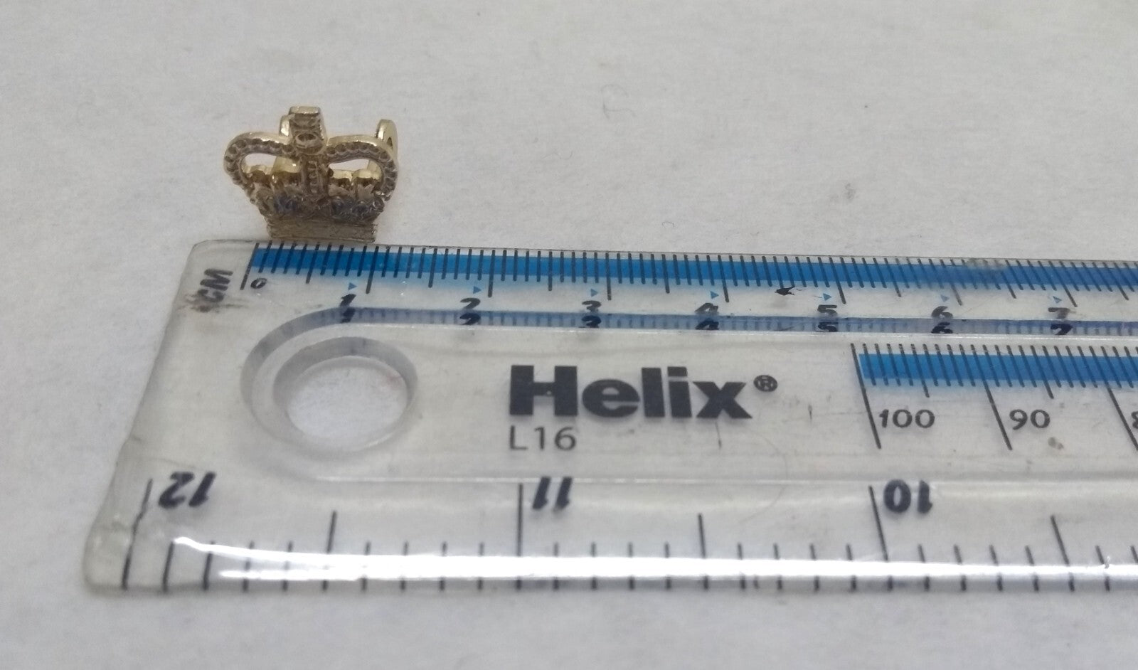 Royal Crown Small British Rank Crown 3/8" Gold Coloured