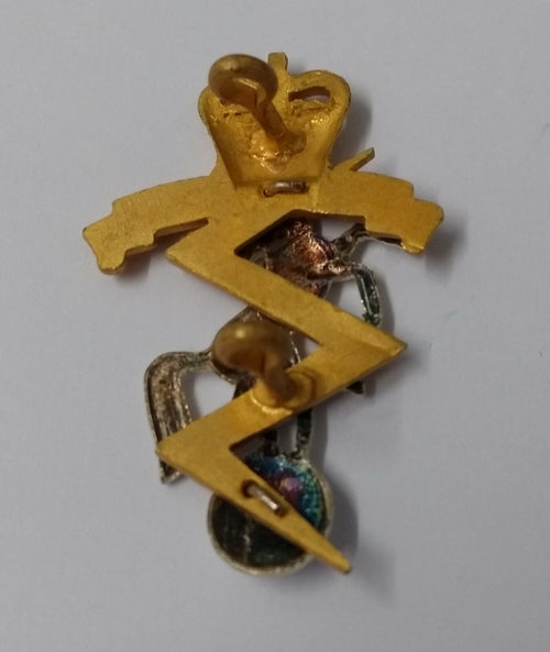 Vintage REME Hat Badge British Royal Electrical and Mechanical Engineer Issue