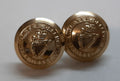 UDR Army Buttons Small British Ulster Defence Regiment Queens Crown Insignia X2