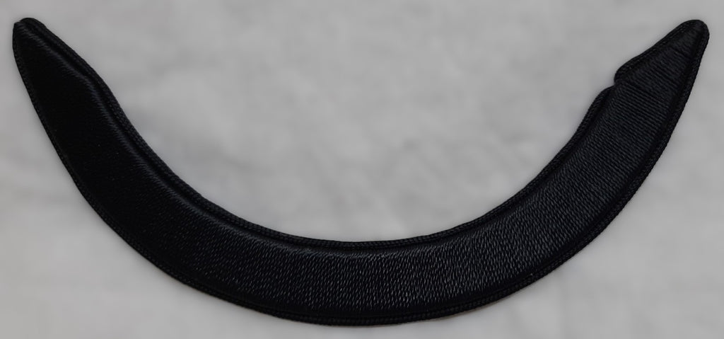Field Officer Bar British 5/8" Black Peak Bar Garnish for Dress Hats