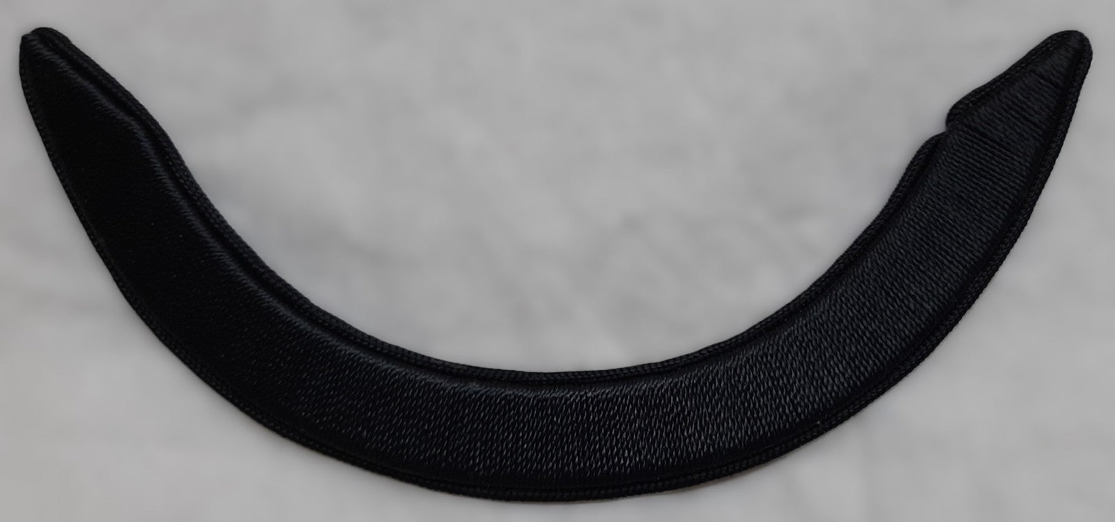 Field Officer Bar British 5/8" Black Peak Bar Garnish for Dress Hats
