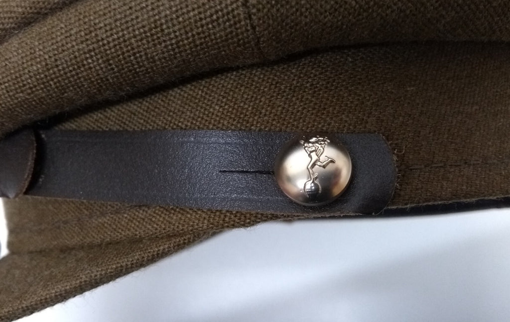 No2 Officers Hat R Signals British Army Goldings With Insignia & Chin Strap 57cm