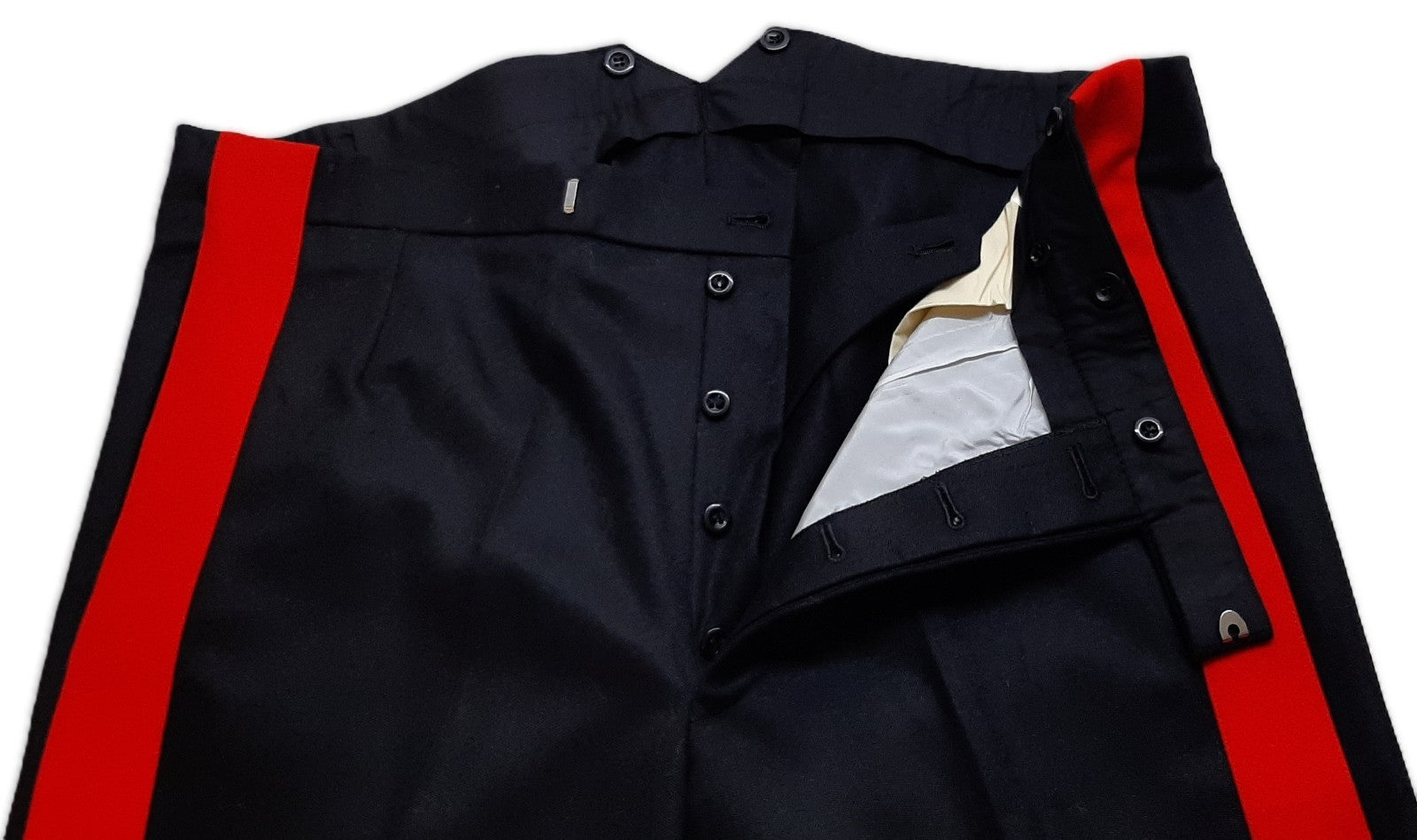 Mess Dress Trousers Wingback British Army Uniform Wide Stripes Waist 45"