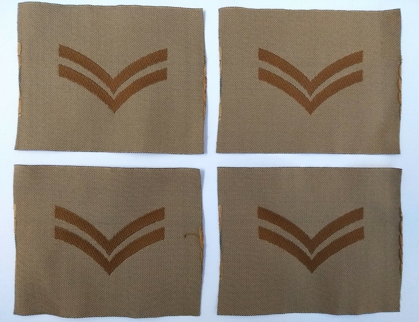 Operation Telic Chevrons Patches Corporal 2 Bar Genuine British Issue X10 Badges