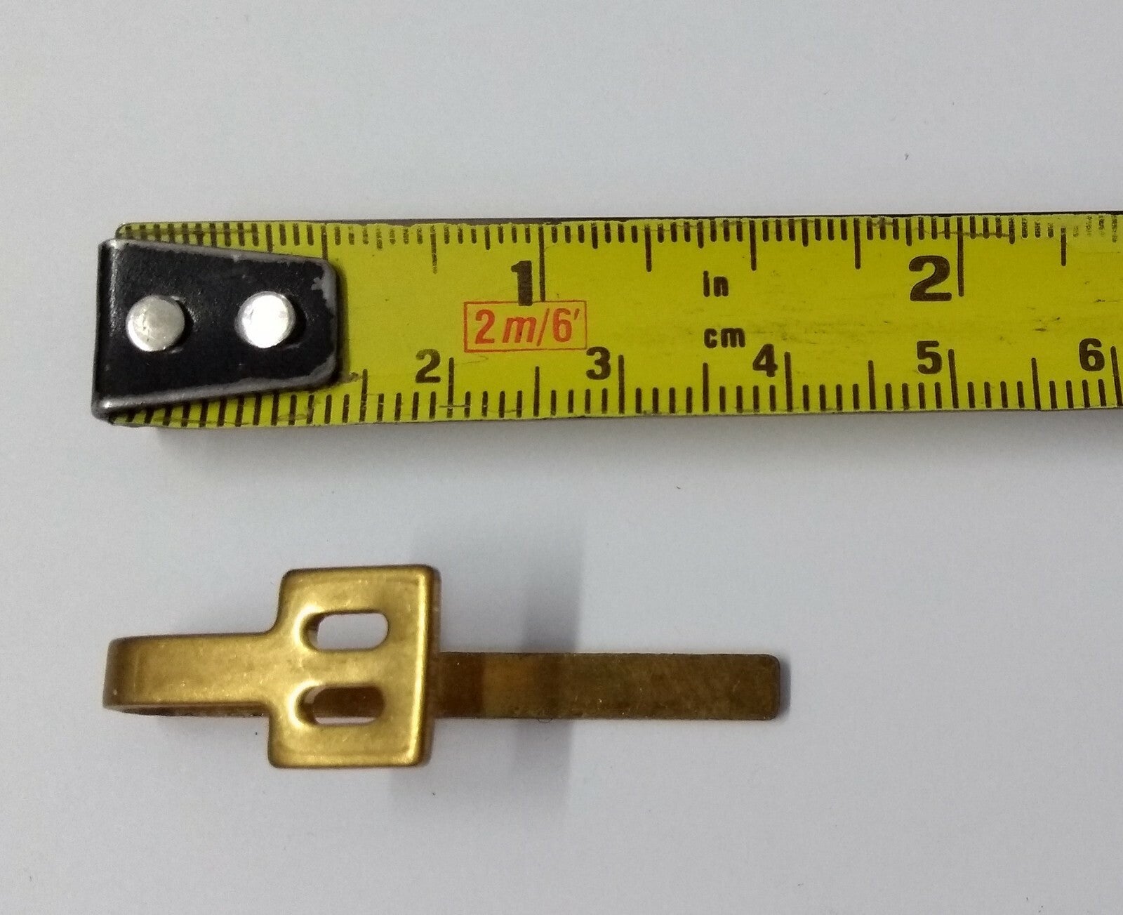 Vintage Headwear Brass Chin Strap Hooks for Busby's & Similar N.O.S