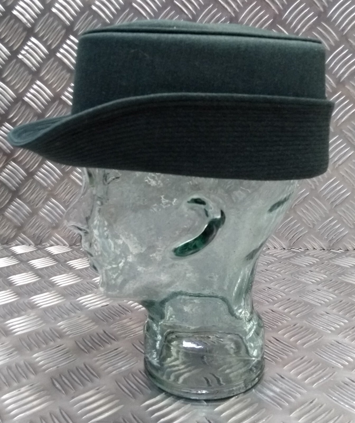 Norwegian Army Tricorn Woman's Green Obsolete Uniform Dress Hat Size 54cm Hobson