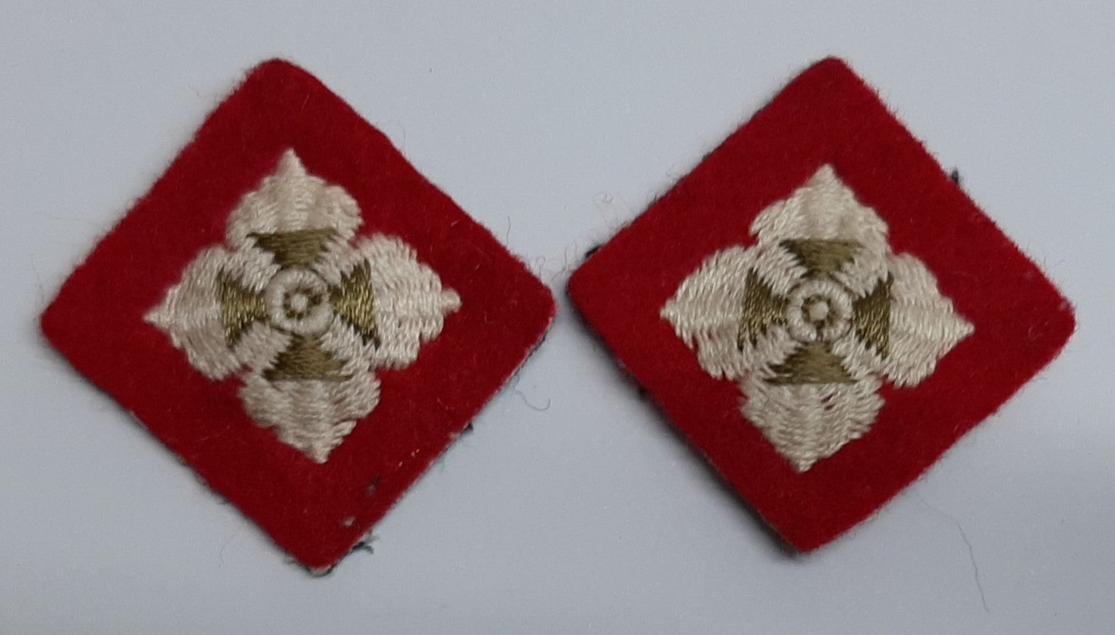 RRS Shoulder Stars Vintage British Army Pattern OFC Pips Scotland / Infantry