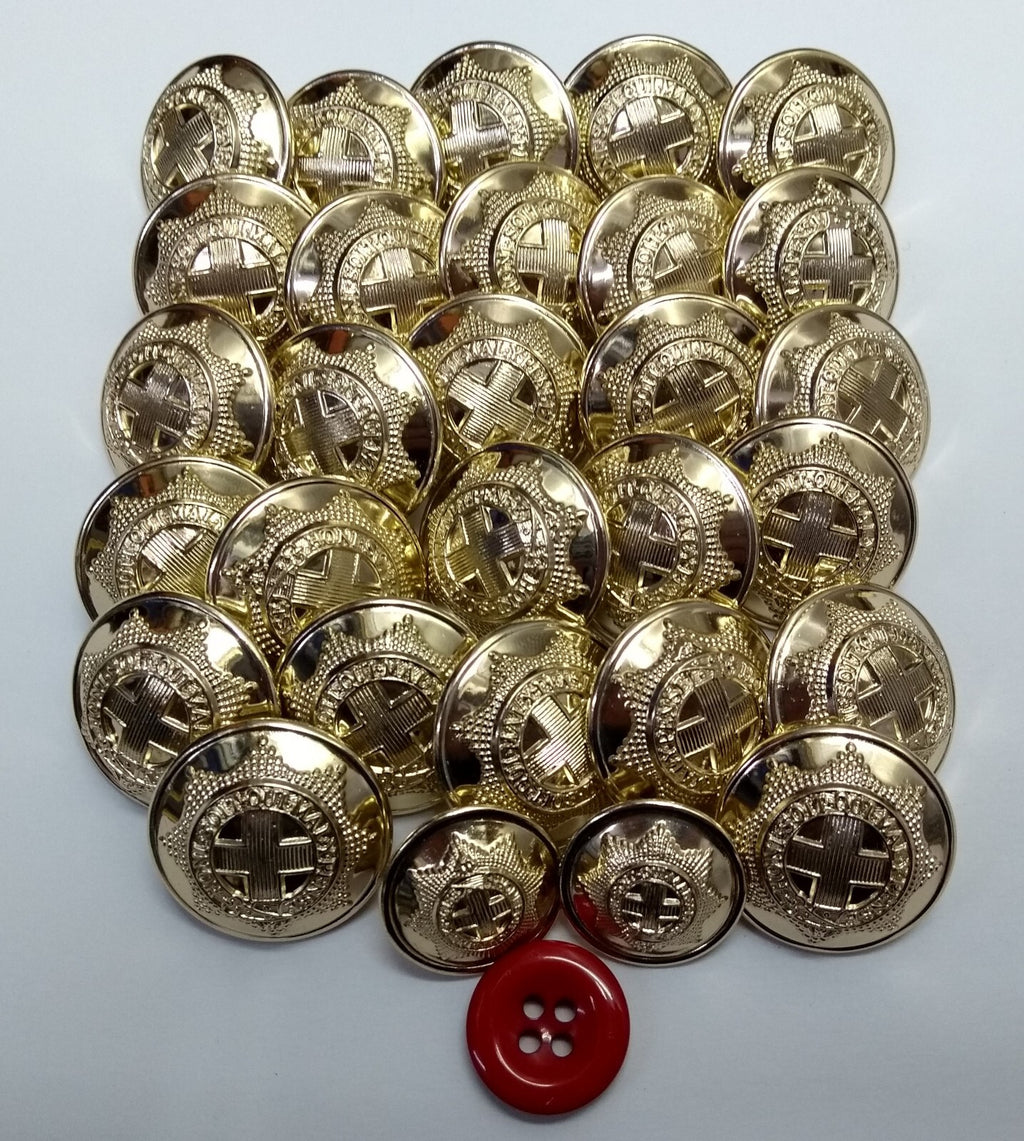 Coldstream Guards Red Tunic 30 Button Set Complete Genuine British Army Issue