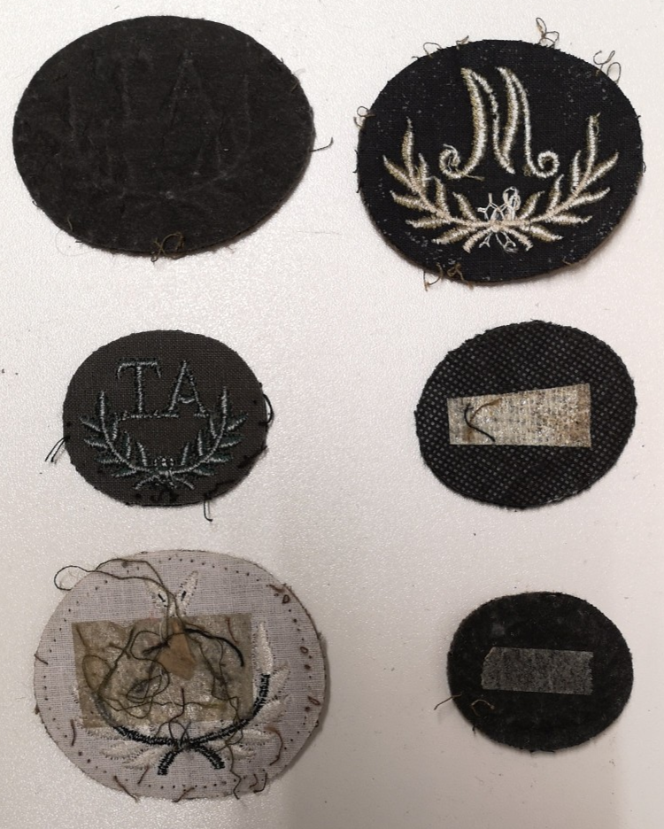 Various Oval Qualification Patches British set of 6