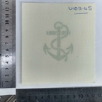 Royal Navy Leading Rate Anchor Emerald Green on White Patch Genuine British