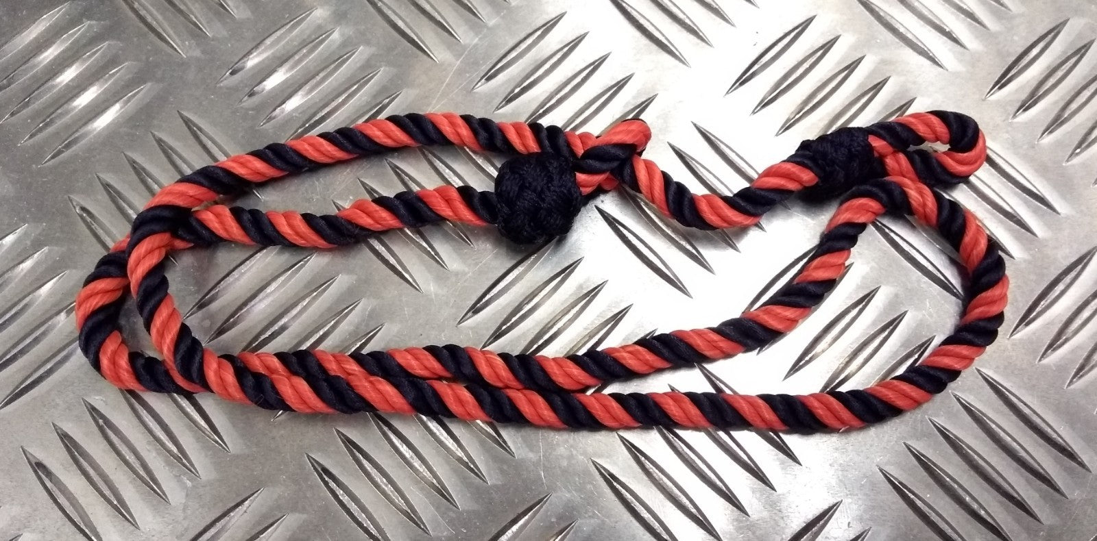AGC 4 Ply Single Cord Lanyard Red and Dark Blue Mens & Womens Genuine British