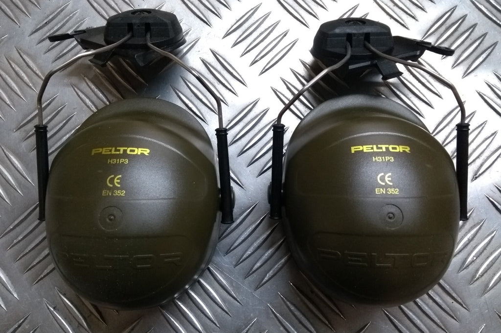 Peltor Army Protectors Green H31P3 Ear Defenders For Helmet Attachment SNR 28 dB