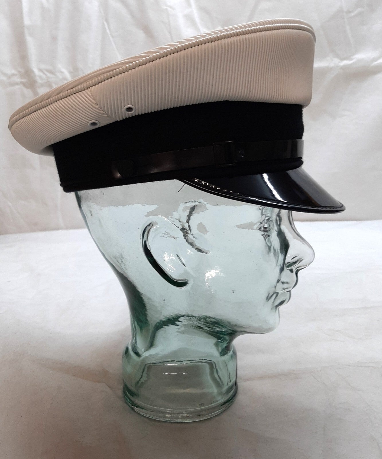Naval Officers Hat Ex British Navy Production Sample No Insignia Size 57cm