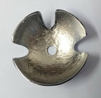 Genuine Issue Pith Headwear Chrome Top 2" Dome Made in England