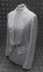 No2BW Mess Dress Jacket British Female White Naval Anchor Buttons