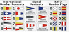 Signal Flags Pennants Maritime Nautical Navy Naval Letters & Numbers Large Sizes