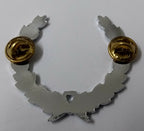 Genuine British Service Laurel Wreath No Insignia Badge - NEW
