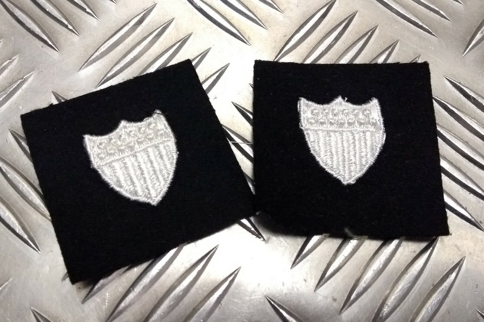 Genuine Vintage U.S USCG Navy Enlisted Issue Shield Insignia Patches ERN31