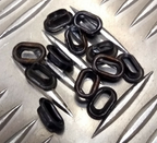 Genuine Vintage British Army Issue Small Oval Replacement Eyelets Pack of 12