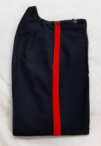 No1 Dress Trousers British Army Blues Pattern RMAS With 1" Red Stripes W34"