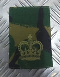 Genuine British Army Woodland Camo Warrant Officer WO2 Rank Slide Epaulette -NEW