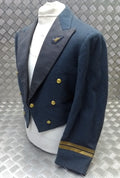 Vintage Mess Dress Jacket RAF Royal Air Force Blue Grey Colour Burton Clothing
