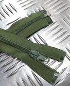 Genuine British Issue 40cm Open End Zip Zipper Army Green
