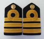 Genuine Canadian Naval Female Gold Wire Rank Shoulder Boards Epaulettes LFS20
