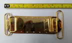 Officers Sash Curved Brass Plate Buckle Set Genuine British Guards NEW