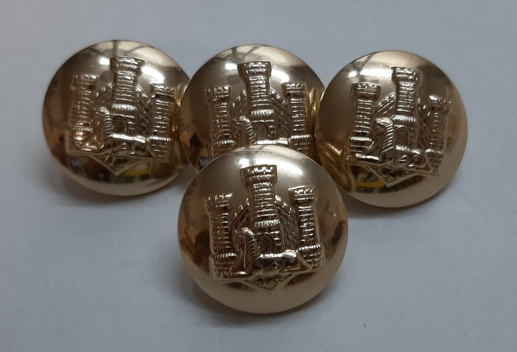 Devonshire and Dorset Insignia Buttons For Officers or Great / Overcoats X4