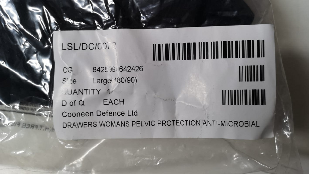 Womans Pelvic Protective Anti-Microbial Underwear British Army - All Sizes NEW