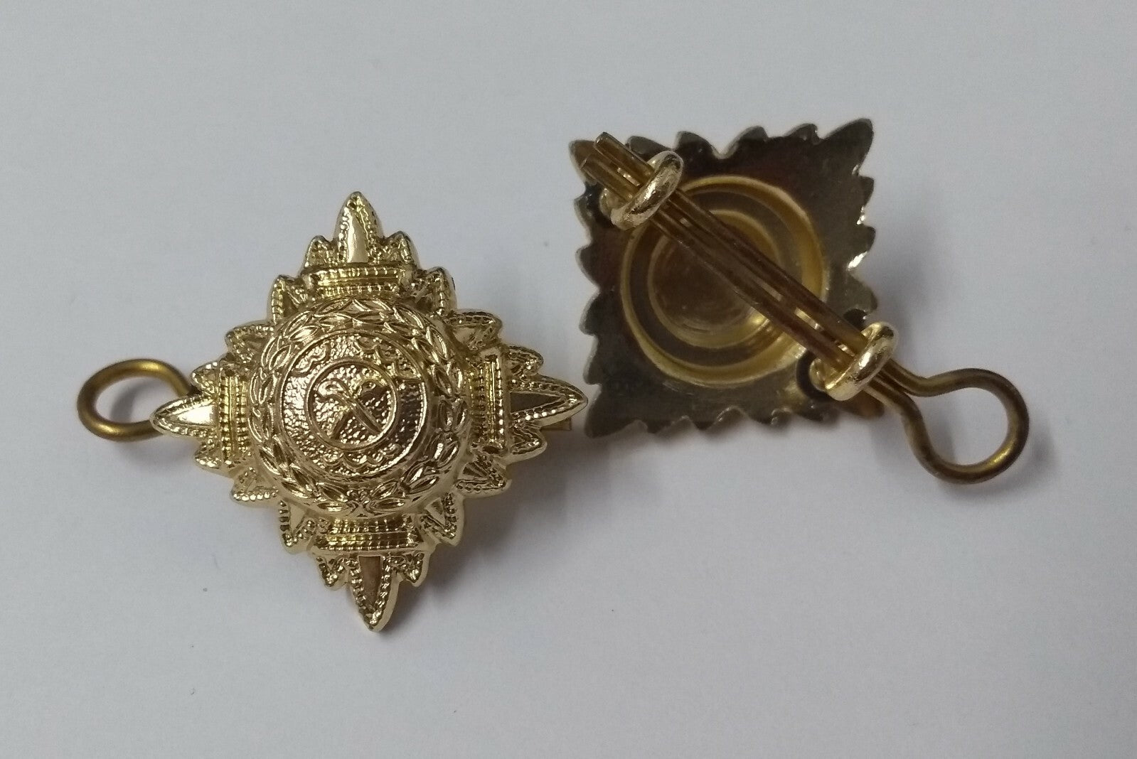 Genuine Issue Made In UK Officer 3/4" Rank Pips Bath Stars X1pr JKN1