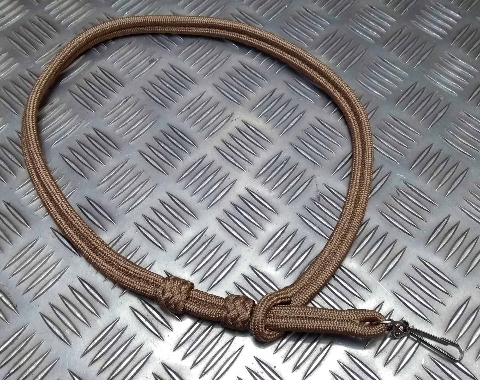 Oman Issue Officers Lanyard Cord For Ceremonial & Parade Duties Silver Khaki