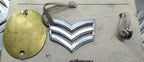 Genuine Vintage British Army Inspectorate of Stores Metal Badge Sample Card 1951