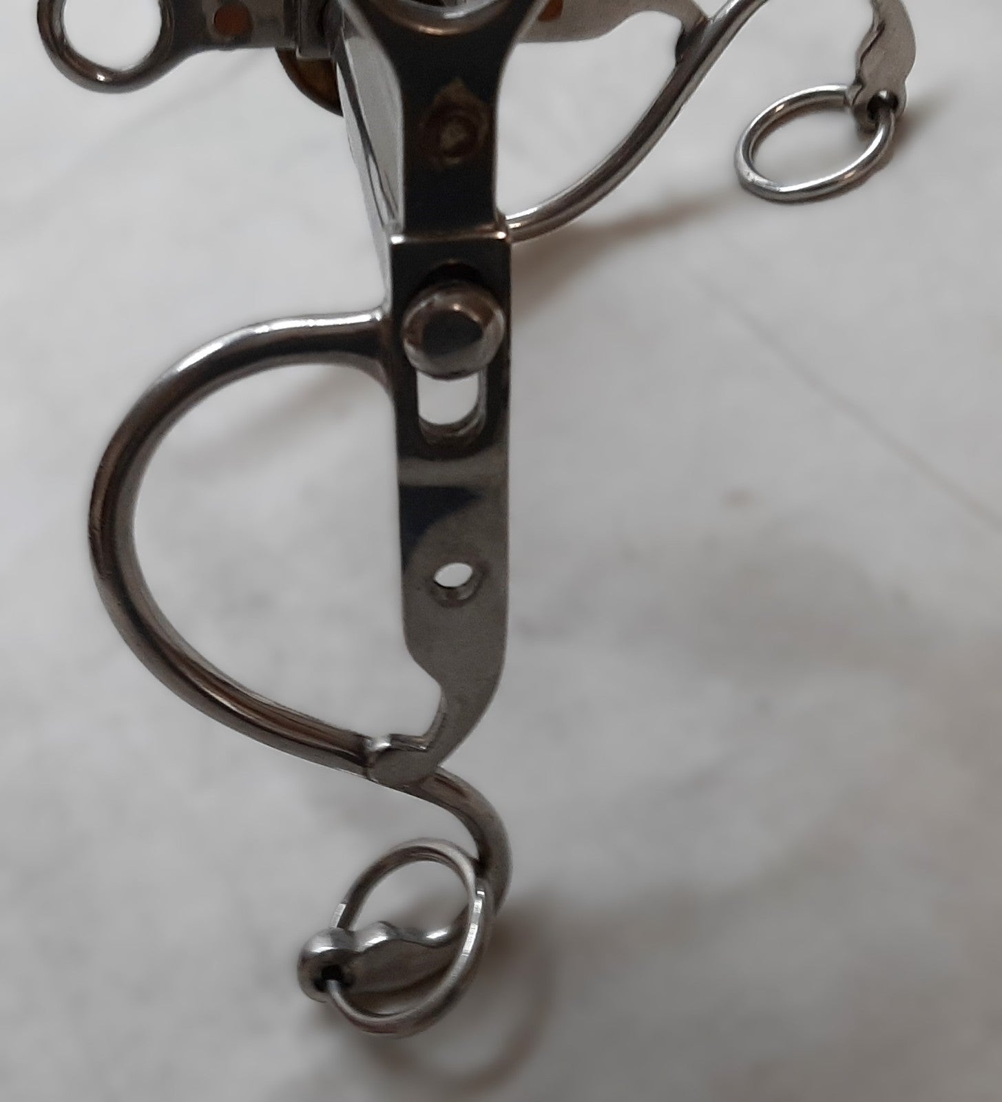 H Cav Horse Bit British Army Issue The Life Guards Chrome Mouthpiece & Insignia