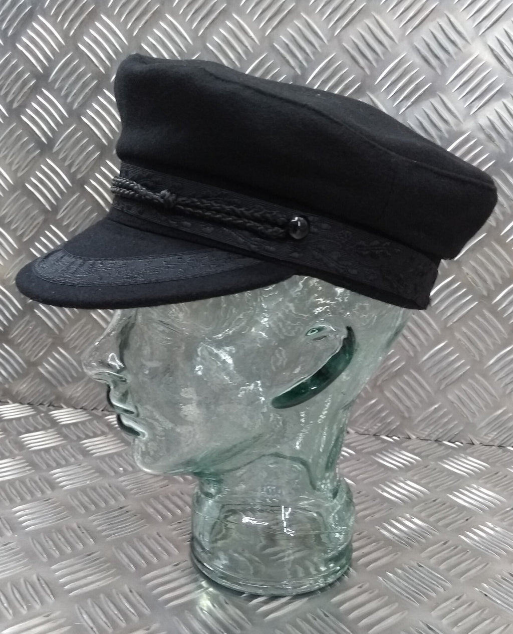 Maritime Sailor Cap, Naval Breton Type Greek Fisherman & Yachtsman Boating Hat